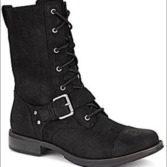 Lace-up Suede Ugg Marela boots - Picture 1 of 7